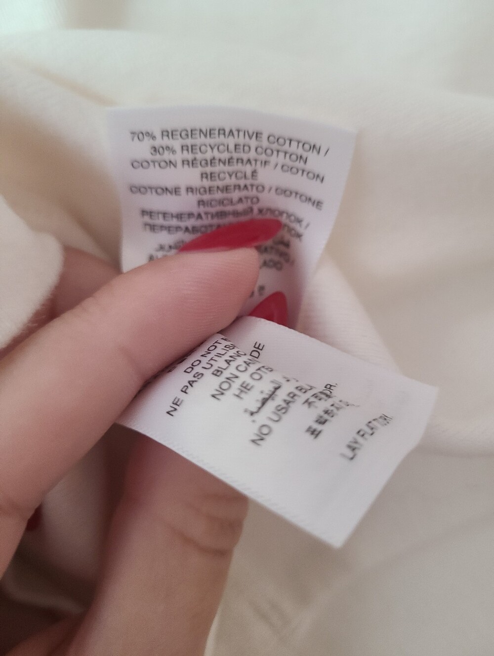 NWT Doen Romy Tee In Salt - Picture 5 of 5
